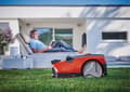 Miniatyrbild 5 av 6: Einhell Robotgräsklippare FREELEXO CAM 500 Power X-Change (18V, 500 m²) Levereras med Batteri 3,0 Ah och Laddare