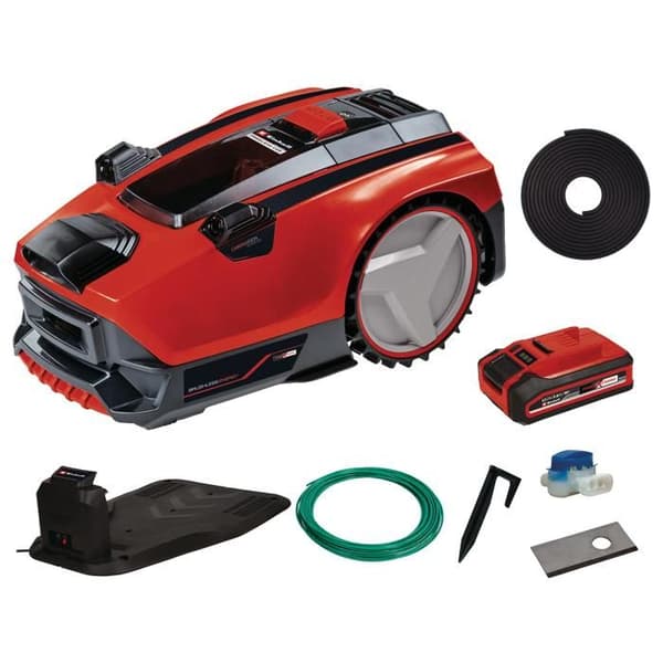 Einhell Robotgräsklippare FREELEXO CAM 500 Power X-Change (18V, 500 m²) Levereras med Batteri 3,0 Ah och Laddare