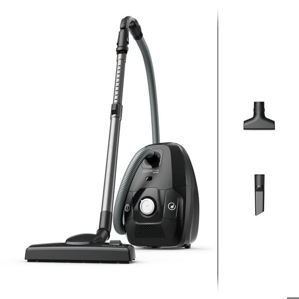 ROWENTA Green Force Max Silence Dammsugare med påse, 4,5 L, 900 W max, 65 dB(A), Miljöansvarig, Tillverkad i Frankrike, Svart RO6136EA Svart