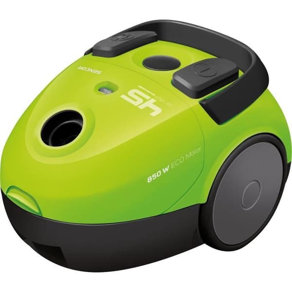 Kapseldammsugare med påse - SENCOR - SVC 45GR-EUE3 - 850 W ECO-motor - 79 dBA - 1,5 L - Grön