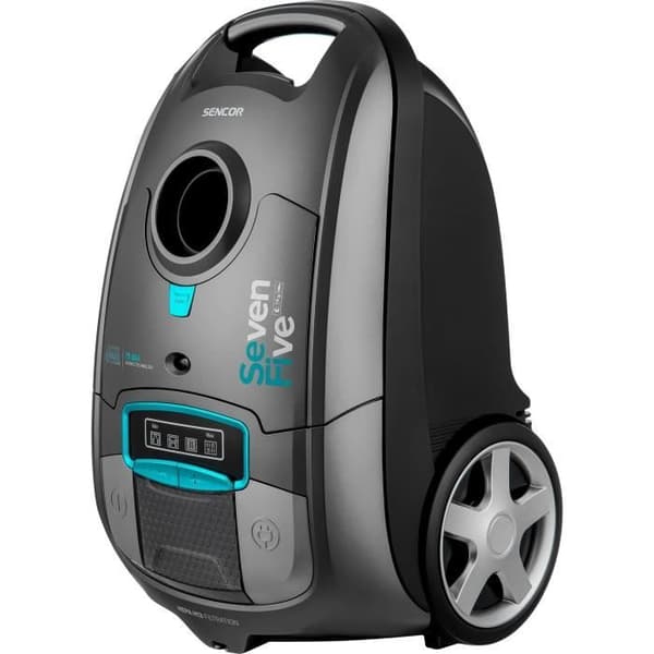 Dunkdammsugare med påse - SENCOR - SVC 7550TI - 75 dB - 3,5 L - Grå