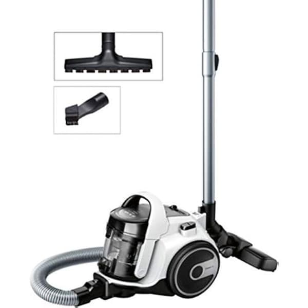 BOSCH BGS05A222 påslös dammsugare - 2L kapacitet - Vattenfilter/påse - Ljudnivå 80 dB - Svart