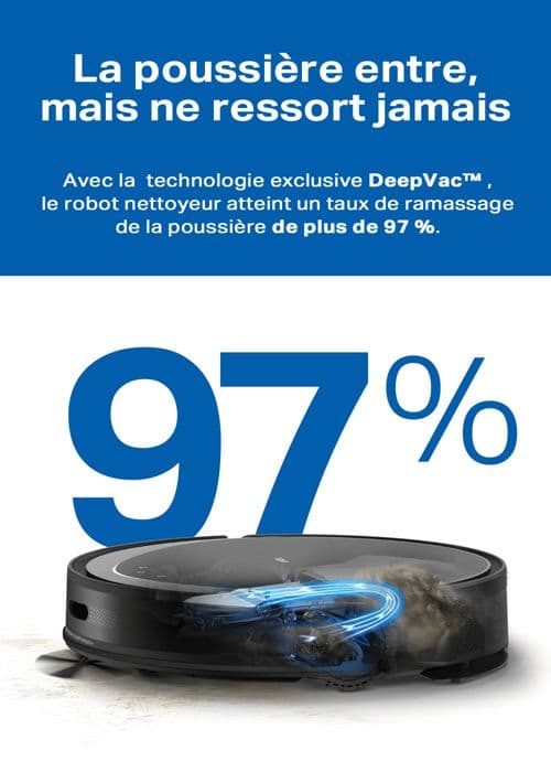 Robotdammsugare med mopp MagSli LiDAR, sugkraft 5300 Pa och automatisk tömningsstation - Tapo RV20 Max Plus