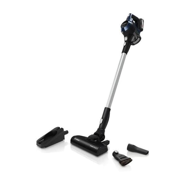 Bosch serie 6-stavsdammsugare - Påslös - Laddningsbara batterier - Svart Svart