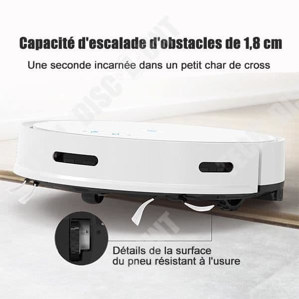 TD® Smart Sweeping Robot Sopa, dammsuga och moppa allt-i-ett automatisk uppladdningsbar fjärrkontrolldammsugare