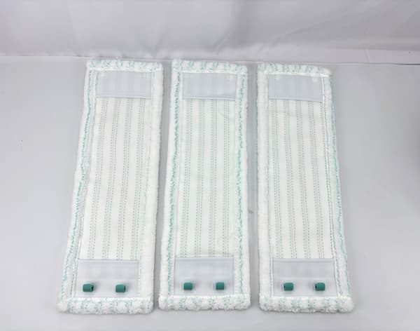 INF Leifheit Mopp Ersättningsdynor (3-pack) - Vit/Blå