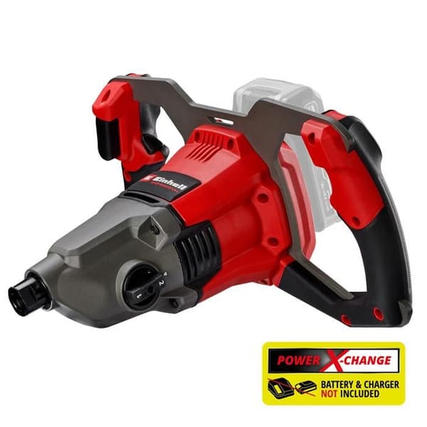 Einhell Professional Målarblandare / Murbruk utan sladd TP-MX 18-2 Li BL Solo Power X-Change (18V) Levereras utan batteri eller laddare.