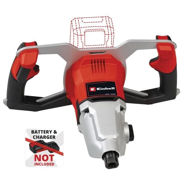 Einhell Professional Målarblandare / Murbruk utan sladd TP-MX 18-2 Li BL Solo Power X-Change (18V) Levereras utan batteri eller laddare.