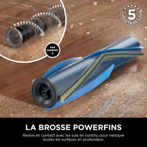 SHARK PowerPro IZ380EU - Trådlös Stavgående Dammsugare - Lätt och Flexibel - Teknologi FloorDetect - Anti-ihoptvinnande