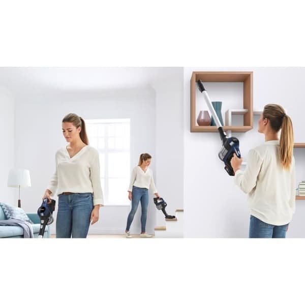 BOSCH BBS611MAT - Sladdlös multifunktionsdammsugare - Obegränsad serie I 6 - Integrerad handdammsugare - 2 hastigheter - Blå
