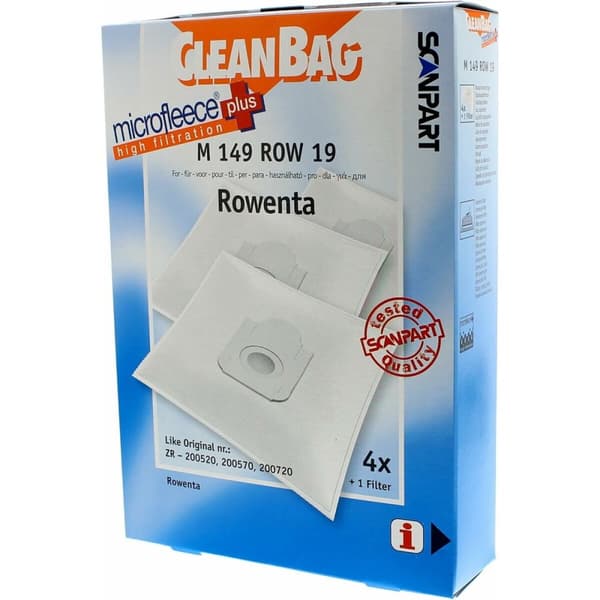 Dammsugarpåse Scanpart M 149 ROW 19 ROWENTA