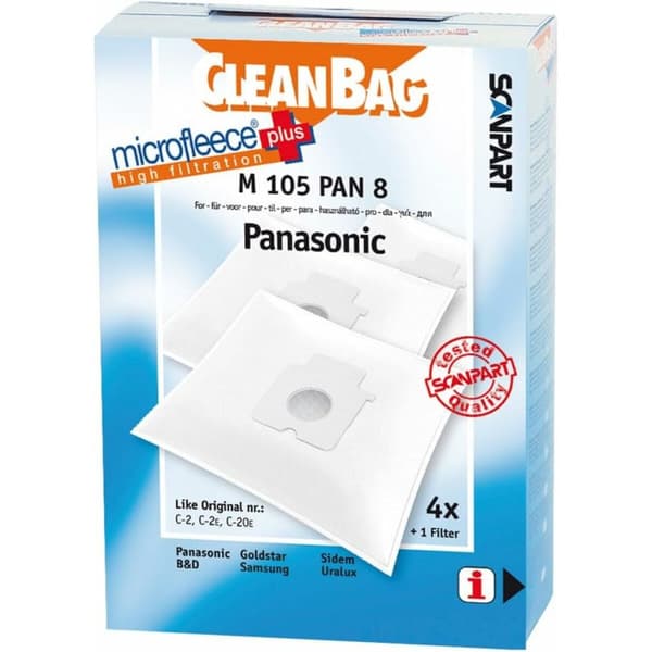 Dammsugarpåse Scanpart M 105 PAN 8