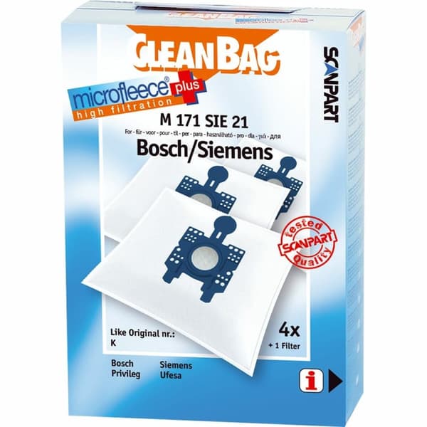 Dammsugarpåse Scanpart M 171 SIE 21 BOSCH SIEMENS
