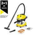 Miniatyrbild 1 av 3: KARCHER WD 4 S V-20/5/22 våt- och torrdammsugare - 20 L tank i rostfritt stål - 1000W