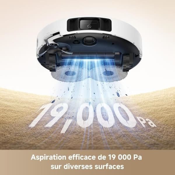 MOVA P50 Ultra - Robot Dammsugare Mopp med Station - 19 000 Pa - Rengöring från hörn till kanter