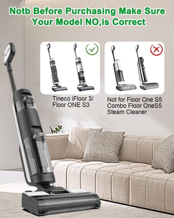 INF Tineco Floor One S3 Ersättningstillbehör - Förbättra Rengöringen
