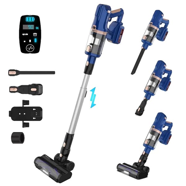 YISORA V110 Trådløs Støvsuger, 265W Motor, 25000Pa Sugekraft,V110