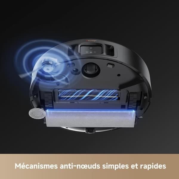 Robotdammsugare - MOVA Z50 Ultra - Kraftfull sugning på 19 000 Pa - Flera smutsdetektioner i realtid