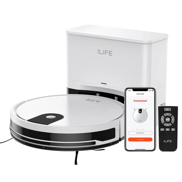 ILIFE G9 Pro Robotstøvsuger, 3000Pa Sugekraft, Selvtømmende Station,G9 Pro