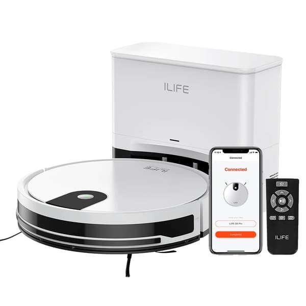 ILIFE G9 Pro Robotstøvsuger, 3000Pa Sugekraft, Selvtømmende Station,G9 Pro