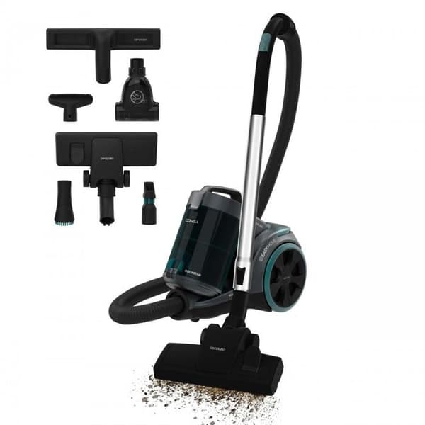 Cecotec Stövsugare med sladd Conga Rockstar Multicyclonic XL PowerStyle Blå, Grå