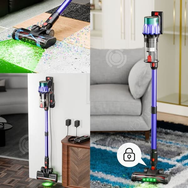 INN Trådlös Städare 550w 35kpa 1.2L 3 hastigheter Hög effekt för hårda golv och mattor Handdammsugare för hemmet