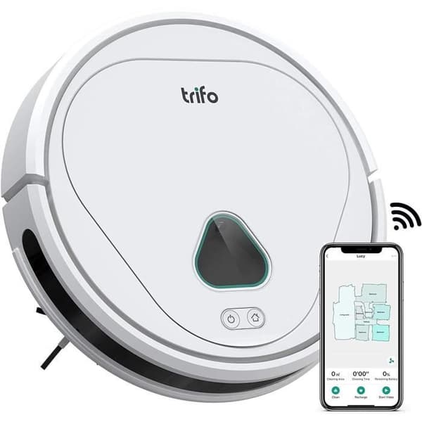 TRIFO - Max Robotdammsugare - 3000 Pa sugeffekt - 600 ml - 5200 mAh - 70 dB ljudnivå