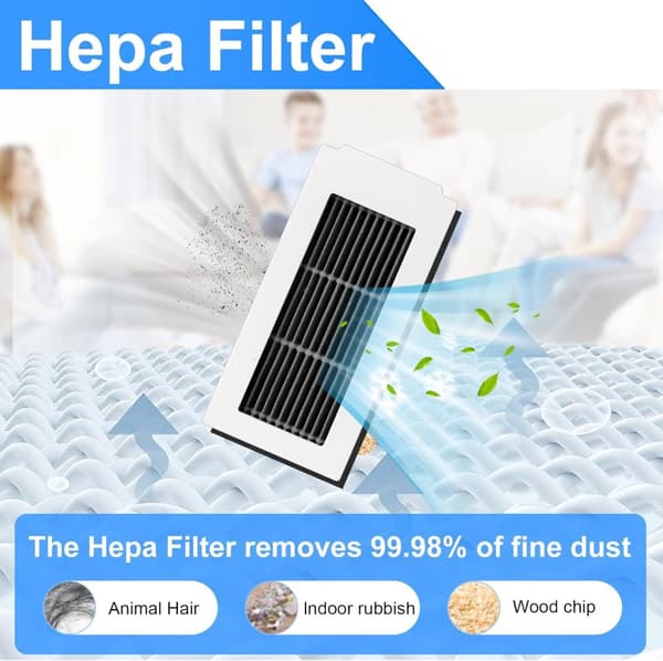 INF Huippu ECOVACS DEEBOT X5 Omni/Pro -lisätarvikkeiden vaihtosarja