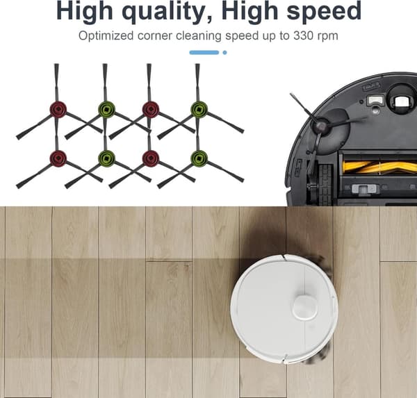 INF Ecovacs Deebot Udskiftningssidebørster - 10 stk.