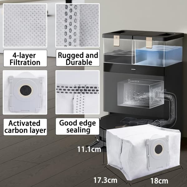 INF Ecovacs Deebot X8 Omni/Pro Tilbehørssæt - Forbedre Rengøringen