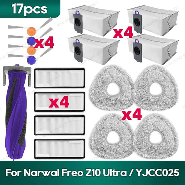 INF Narwal Freo Z10 Ultra Ersättningstillbehörssats