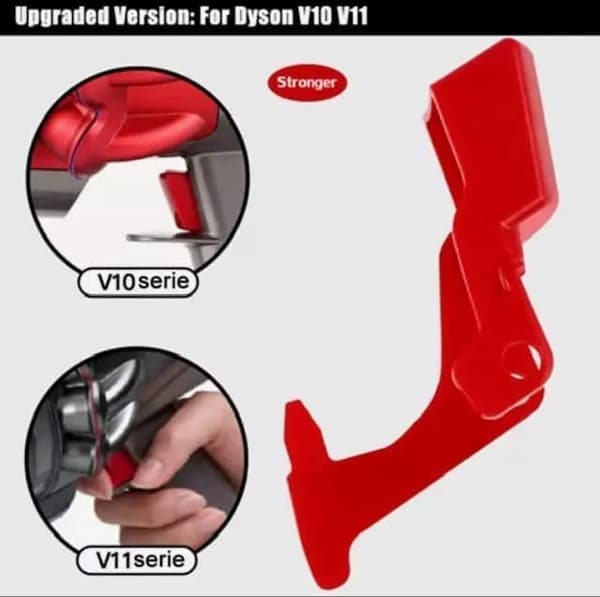 Udskift-knap til Dyson V10 / V11, ikke kompatibel V7, V8