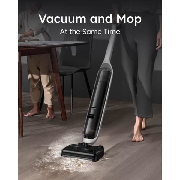 eufy Mach V1 StickVac Allt-i-ett Trådlös med Alltid-Rent Mopp