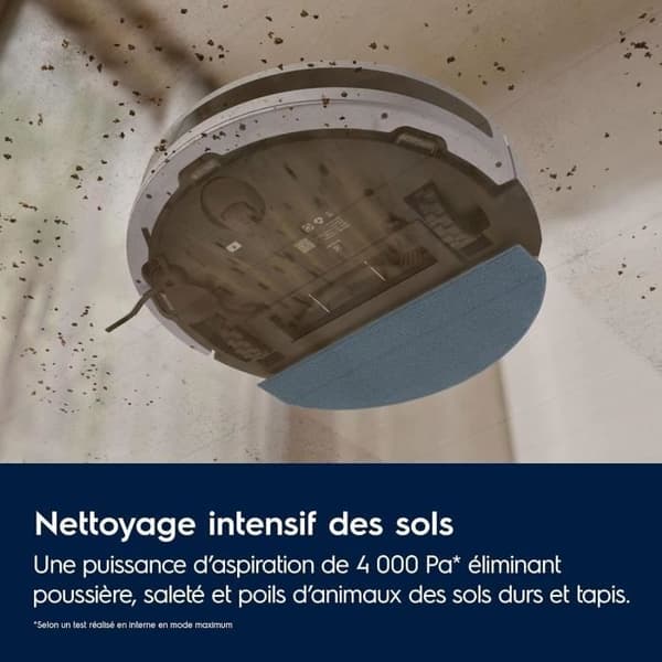 Electrolux Robot Dammsugare, Precisions-LIDAR, Kraftfull Sugning 4000Pa, Smart Navigation, 140 Min Autonomi, 2-i-1 Sugning