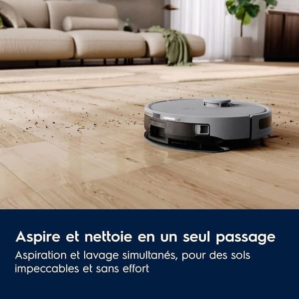 Electrolux Robot Dammsugare, Precisions-LIDAR, Kraftfull Sugning 4000Pa, Smart Navigation, 140 Min Autonomi, 2-i-1 Sugning