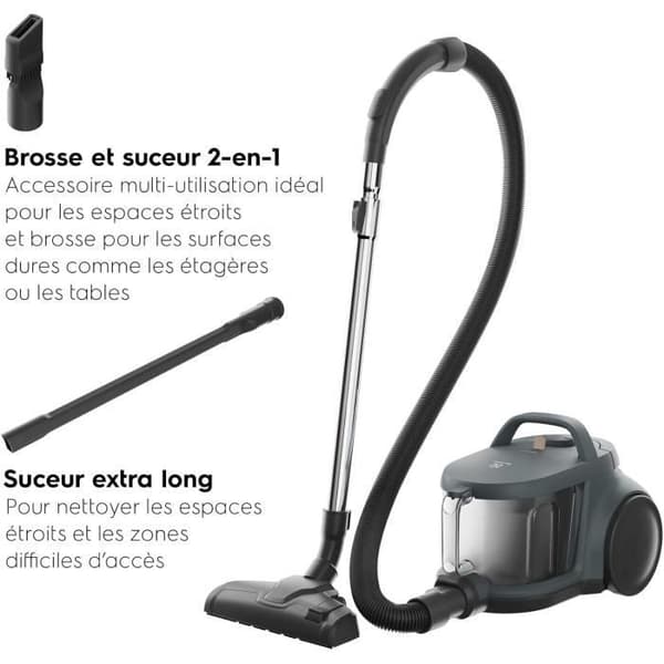 Aspirator utan påse Electrolux Clean 300, EL31C2OG, Olivgrön