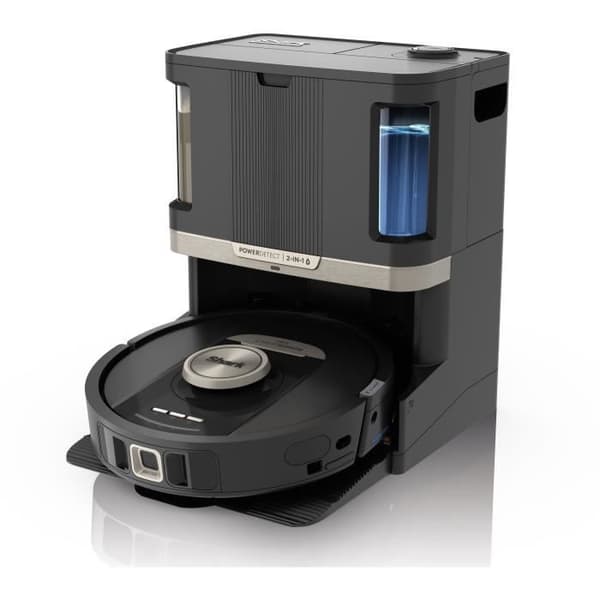 Shark RV2800ZEEU PowerDetect NeverTouch Pro 2-i-1 robotdammsugare och mopp - Självtömmande - Självfyllande - Självrengörande Svart, Stenfärg
