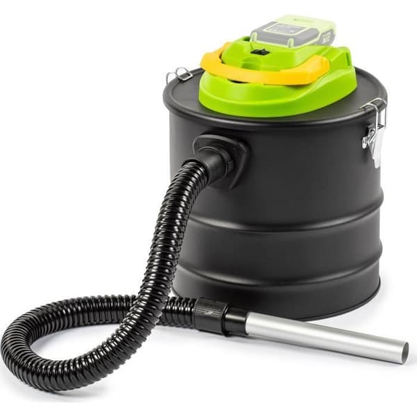 Trådlös askdammsugare - FIELDMANN - 20V - Tvättbart HEPA-filter - Batteri och laddare ingår ej