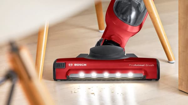 Bosch Serie 4 BBH3ZOO28 varsi-imuri/sähköharja Akku Kuiva Pölypussiton 0,4 L Punainen 2,15 Ah