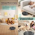 Miniatyrbild 4 av 4: INN Robotdammsugare 2 i 1 Autonomy Slim Tyst Ansluten med WiFi Alexa App Idealisk för husdjurshårmattor Hårda golv