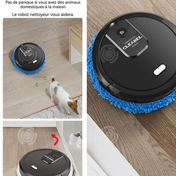 INN Robotdammsugare Våt- och kemtvättfunktion Tyst Automatisk Intelligent sopmaskin Golvrengöring n