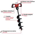 Miniatyrbild 2 av 6: Einhell Professional Trådlös jordborr GP-EA 18/150 Li BL Solo - Power X-Change (18V) Levereras utan batteri eller laddare