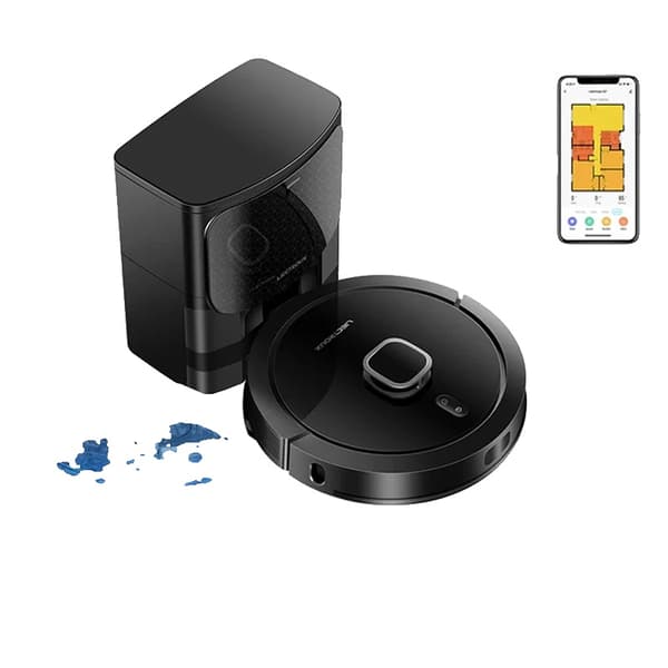 Liectroux G7 Robotdammsugare, Kraftfull sug 6500PA, Smart appkontroll,svart