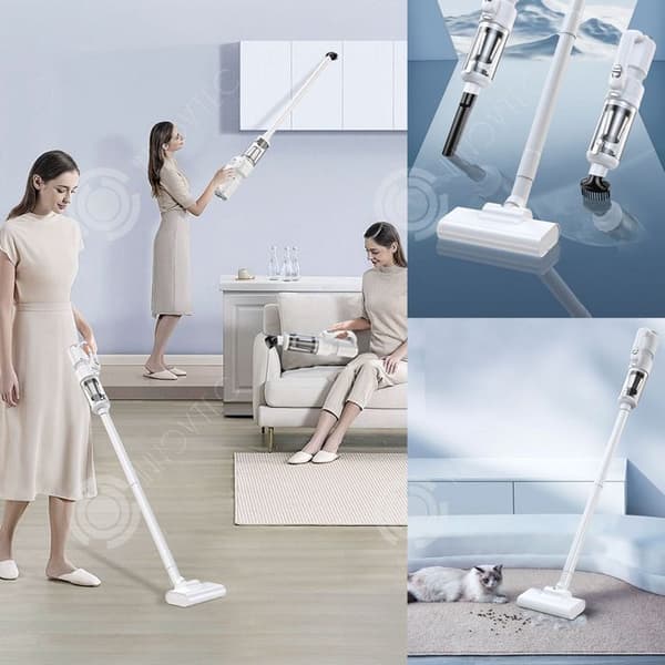 INN Trådlös vertikal dammsugare 110w 12kpa 350ml 2:a hastighet LED-lampa hög hastighet ingen borstdesign handdammsugare