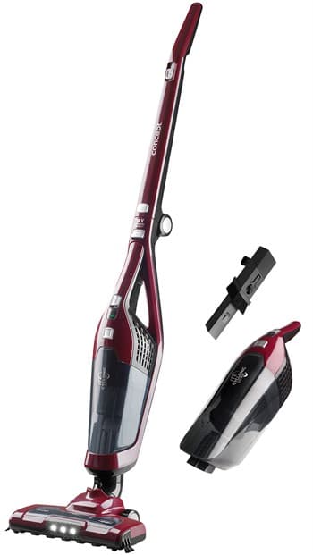 Concept VP4136 varsi-imuri/sähköharja 2-in-1 varsi-imuri AC Kuiva- ja märkäimuri Pölypussiton 600 L 100 W Musta, Punainen