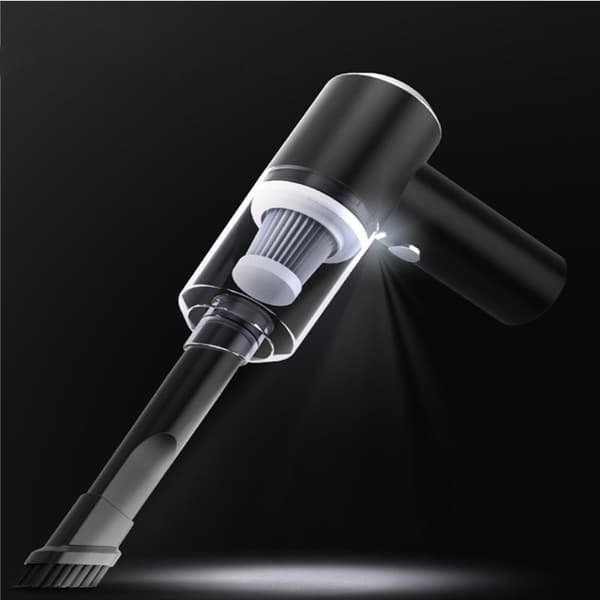 BILSTØVSUGER USB Kompakt MODERNE LED 120W KRAFTFULD 35kPa