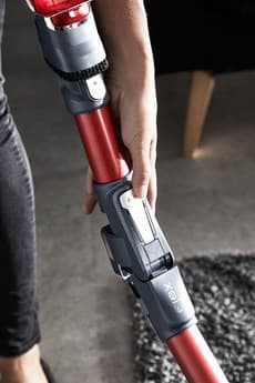 Tefal TY9879WO stavdammsugare/elektrisk kvast Påselös 0.9 L Svart, Röd