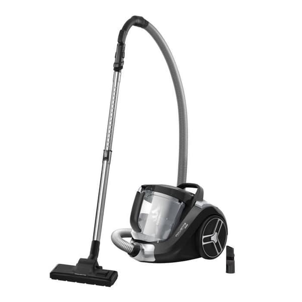 ROWENTA Compact Power XXL Påslös dammsugare, 2,5 L behållare, Lågförbrukningsmotor 900 W max, Hög filtreringsnivå RO4825EA