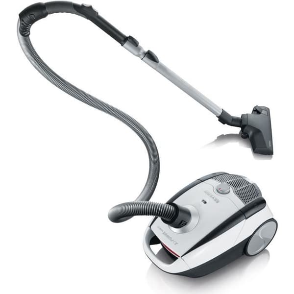 SEVERIN BC7035 Dammsugare med påse, kapacitet på mikrofiberpåsen med hygienisk stängning: 2 L, Soft sound brush + XL parkettborste