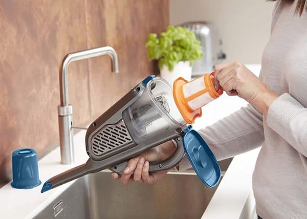 BLACK+DECKER BHHV520BF-QW Sladdlös handdammsugare - 40 luftwatt - 18V - 2Ah - 500ml Skålkapacitet - Botten BHHV520BF-Q